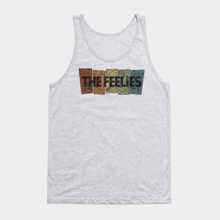 The Feelies Retro Pattern Tank Top